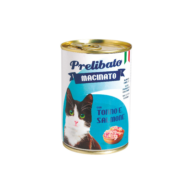 PRELIBATO GATTO TONNO E SALMONE - G. 400